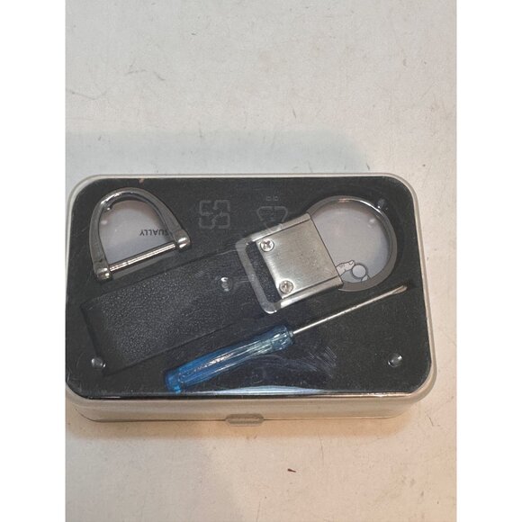 Range Rover Leather Car Key Fob Cover Calfskin By Cadtealir - Picture 6 of 6